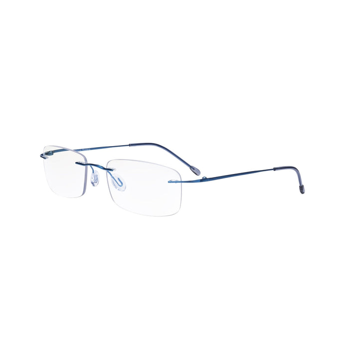 Eyekeeper.Com - Rimless Progressive Multifocus Reading Glasses Metal Mwk8