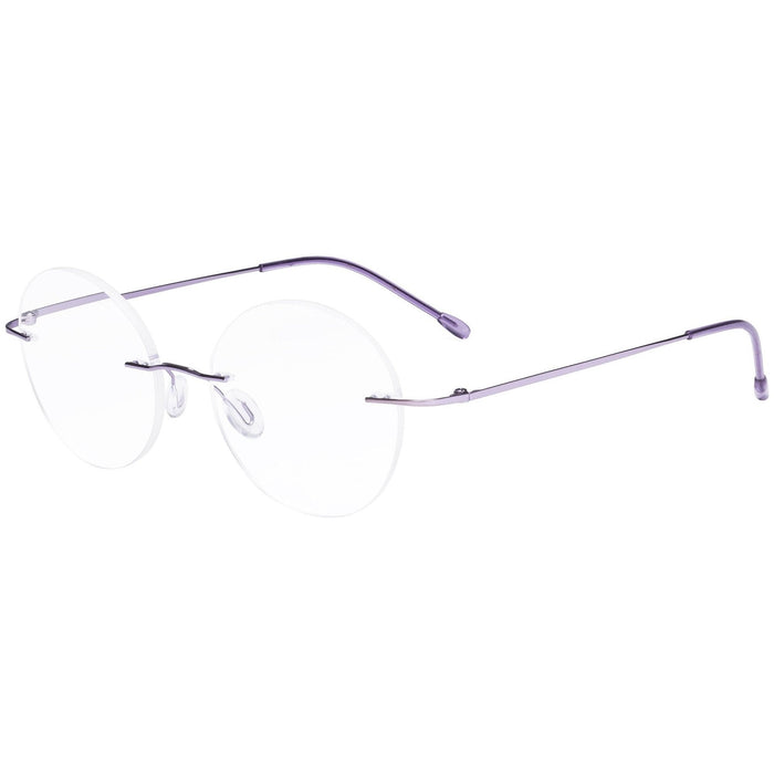 Eyekeeper.Com - Stylish Round Rimless Reading Glasses Rwk9910