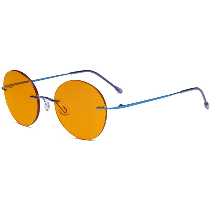 Eyekeeper.Com - Frameless Titanium Blue Light Blocking Readers Dswk9910