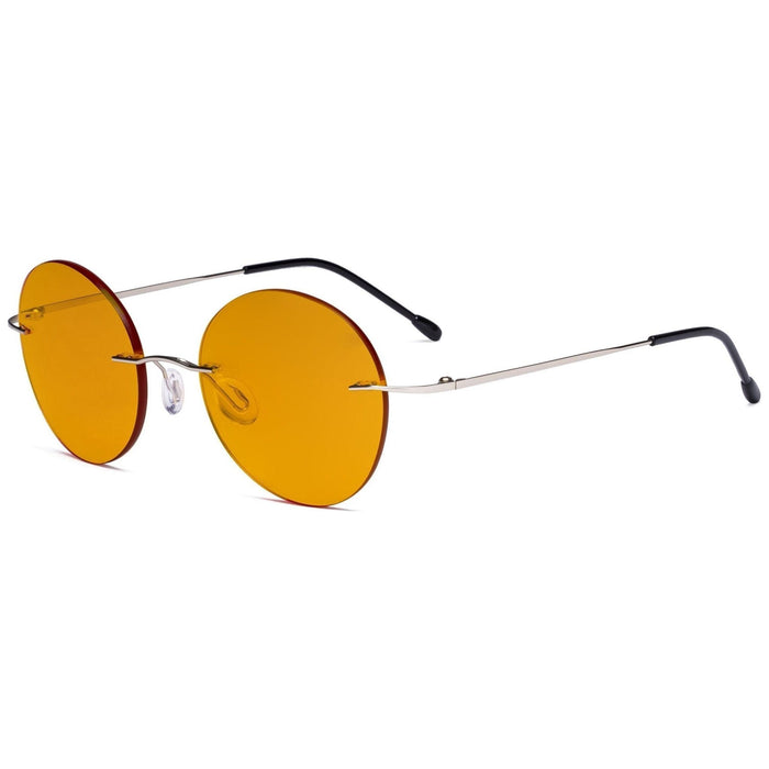 Eyekeeper.Com - Frameless Titanium Blue Light Blocking Readers Dswk9910