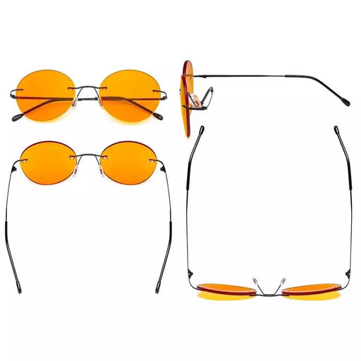 eyekeeper.com Frameless Titanium Blue Light Blocking Reading Glasses DSWK9910 Eyeglasses