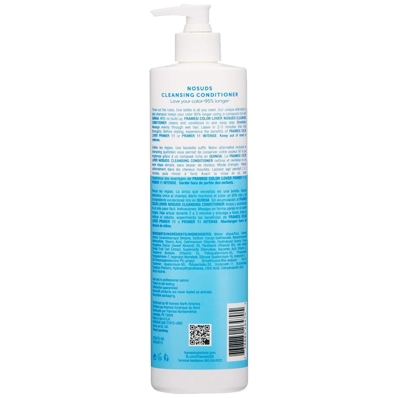 VIP Extensions Framesi Color Lover No Suds Cleansing Conditioner, 16.9 fl oz Hair Care