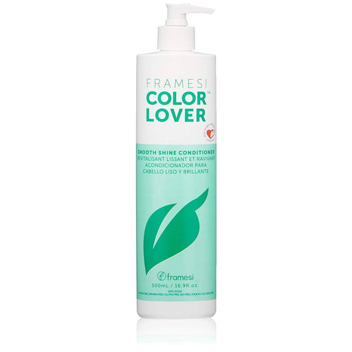 VIP Extensions Framesi Color Lover Smooth Shine Conditioner, Sulfate Free Conditioner with Coconut Oil and Quinoa, Color Treated Hair Hair Care