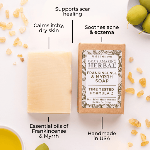 Ora's Amazing Herbal Frankincense & Myrrh Soap Soap