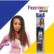 VIP Extensions FreeTress Braid Crotchet Water Wave Bulk 22" Kanekalon Hair Weaving/Braiding