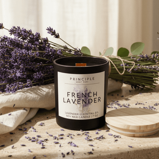 P R I N C I P L E French Lavender Soy Wax Candle Candles