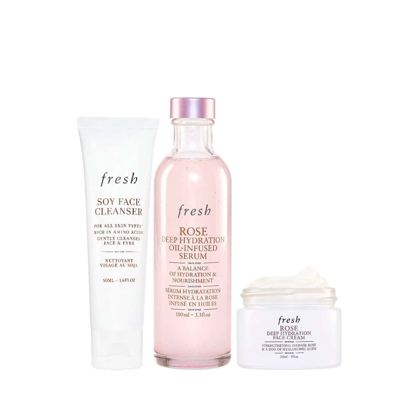 Nava Beauty Fresh 3 Step Hydration Heroes Set White Smoke