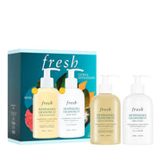 Nava Beauty Fresh Hesperides Grapefruit Citrus Sensations Shower Gel 10 Oz & Lotion 10 Oz Set Bath & Body White Smoke