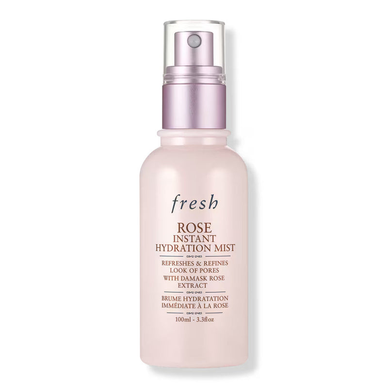 Nava Beauty Fresh Rose Pore-Minimizing Hydration Mist 3.4 OZ Light Gray