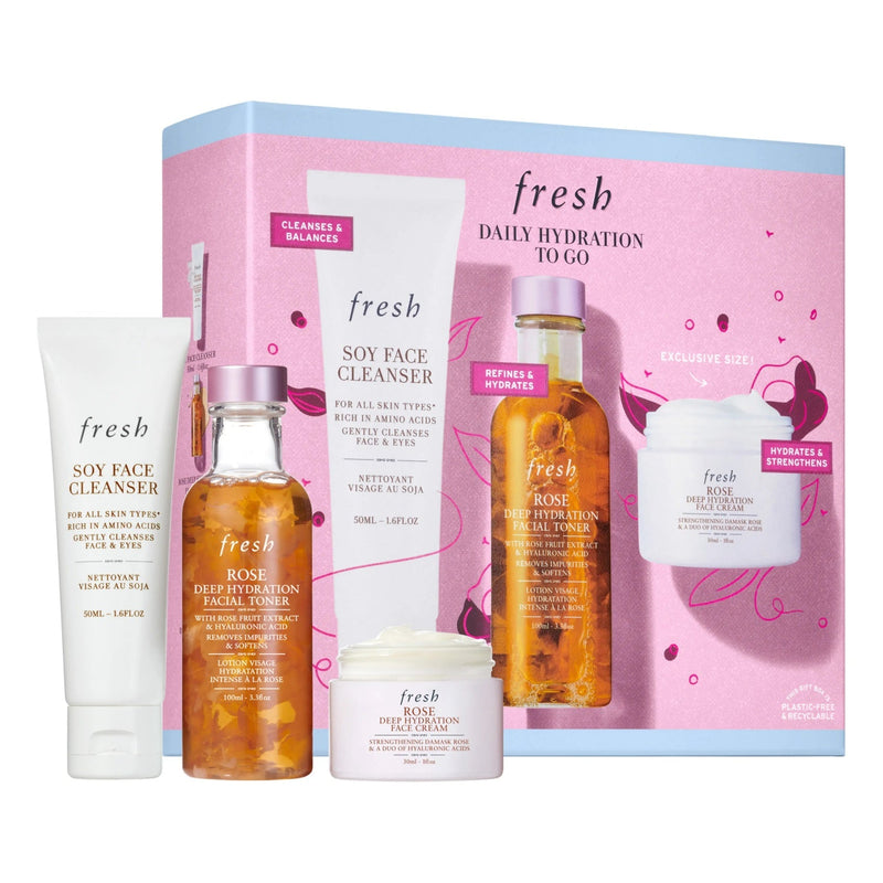 Nava Beauty Fresh Skincare Daily Hydration To Go Set Skincare White Smoke