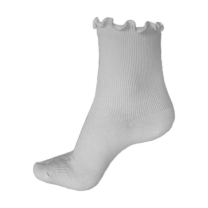 Threddies Cotton Lettuce Edge Ruffle Socks