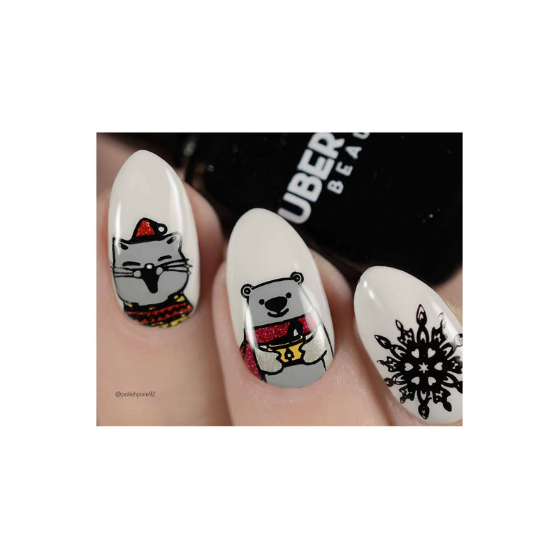 UberChic Beauty Jingle All The Way, (Christmas-05) Stamping Plate