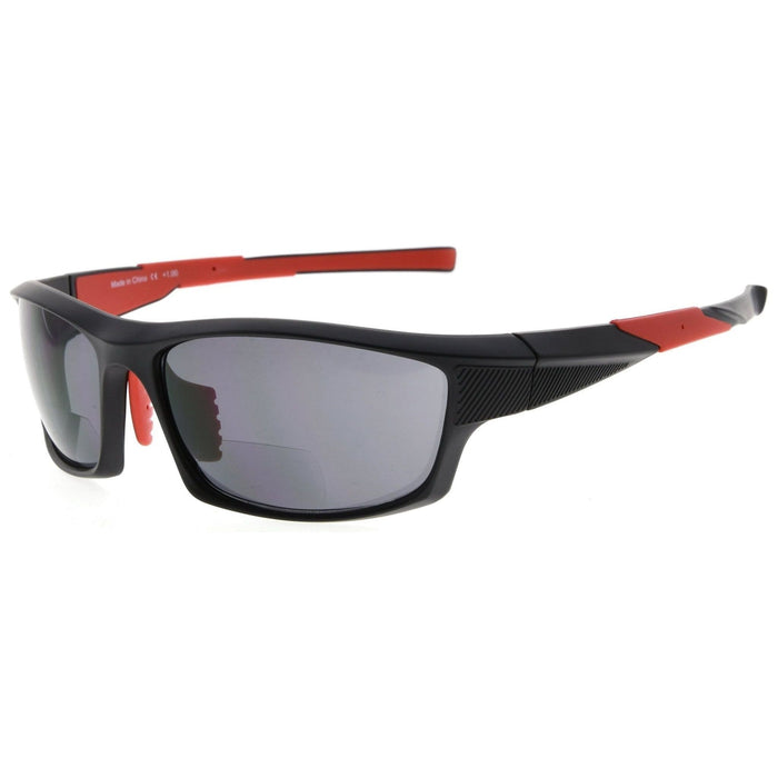 Eyekeeper.Com - Tr90 Full Rim Bifocal Sunglasses Rectangle Readers Sg904