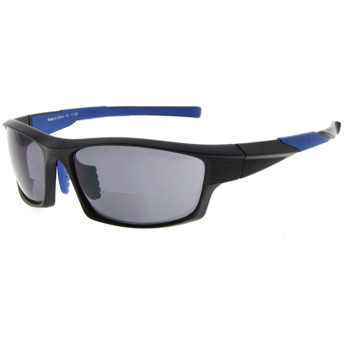 Eyekeeper.Com - Tr90 Full Rim Bifocal Sunglasses Rectangle Readers Sg904