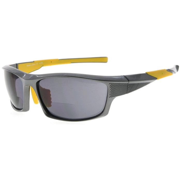 Eyekeeper.Com - Tr90 Full Rim Bifocal Sunglasses Rectangle Readers Sg904