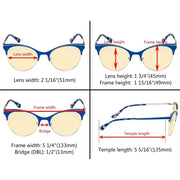 eyekeeper.com Full-rim Blue Light Blocking Eyeglasses LX19042-BB60 Eyeglasses