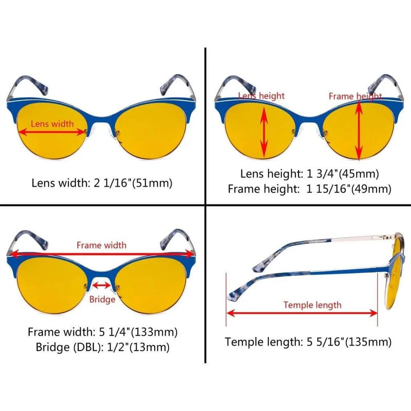 eyekeeper.com Full-rim Blue Light Blocking Eyeglasses LX19042-BB90 Eyeglasses