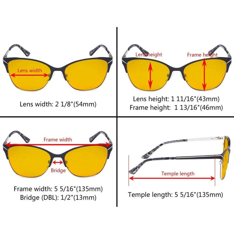 eyekeeper.com Full-rim Blue Light Blocking Eyeglasses LX19043-BB90 Eyeglasses