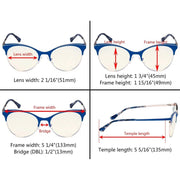 eyekeeper.com Full-rim Blue Light Filter Eyeglasses LX19042-BB40 Eyeglasses