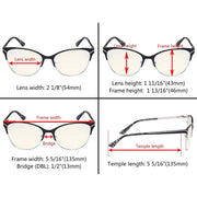 eyekeeper.com Full-rim Blue Light Filter Eyeglasses LX19043-BB40 Eyeglasses