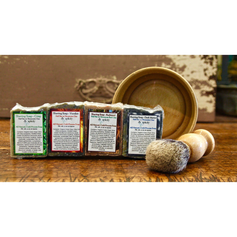 Soaplicity Men's Shaving Sets in Bamboo Men's Shaving Sets