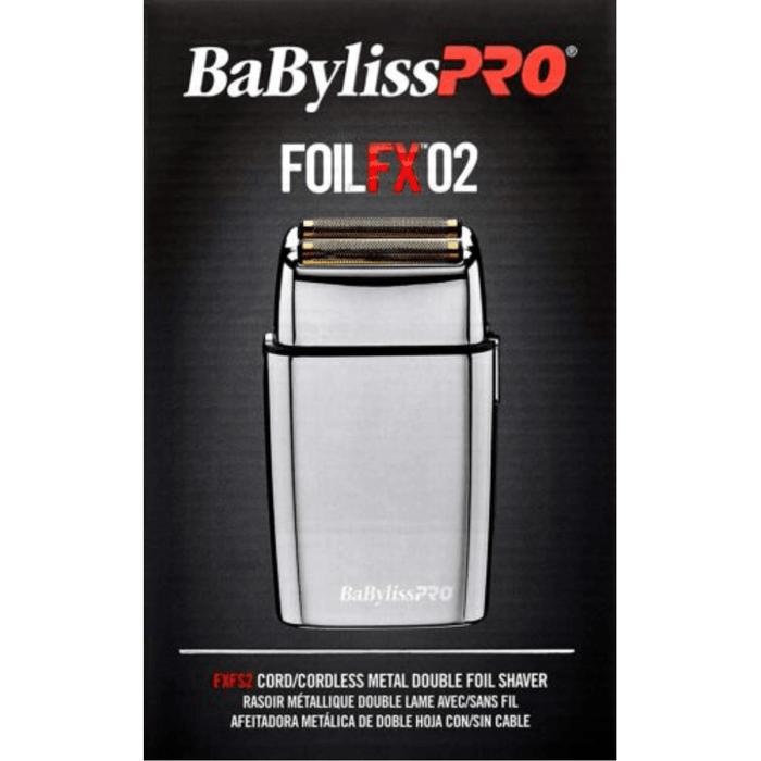 Babylisspro Foilfx Cordless Metal Double Foil Shaver (Silver) #Fxfs2