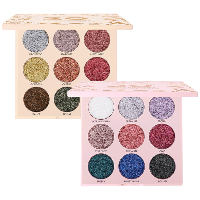 Profusion Cosmetics - 20th Anniversary Pressed Glitter Palette - 1oz