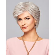 VIP Extensions Gabor Enthusiastic Average 17670 Light Red Wig Gray