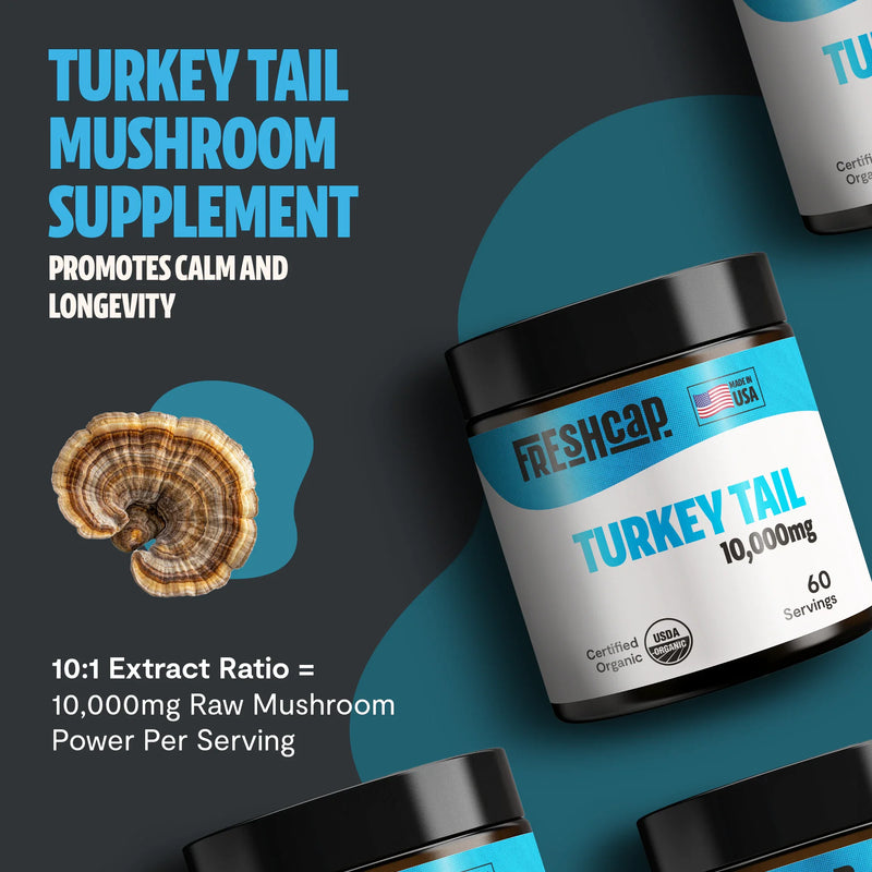 FreshCap Mushrooms Organic Turkey Tail Mushroom Powder Powder