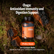 FreshCap Mushrooms Chaga Mushroom Extract Capsules Capsules