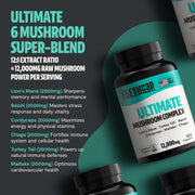FreshCap Mushrooms Organic Mushroom Complex Supplement Capsules Capsules