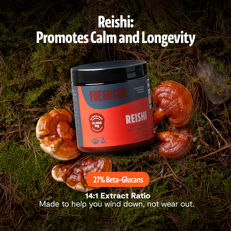 FreshCap Mushrooms Organic Reishi Mushroom Powder Powder