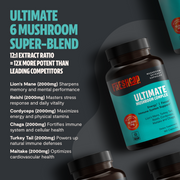 FreshCap Mushrooms Organic Mushroom Complex Supplement Capsules Capsules
