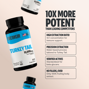 FreshCap Mushrooms Organic Turkey Tail Mushroom Capsules Capsules