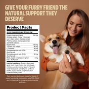 FreshCap Mushrooms Organic Mushroom Complex for Dogs Pet Treats