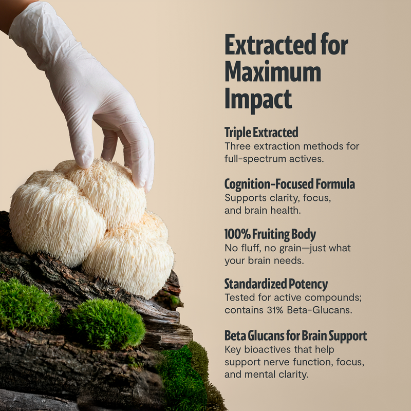 FreshCap Mushrooms Organic Lion’s Mane Capsules Capsules