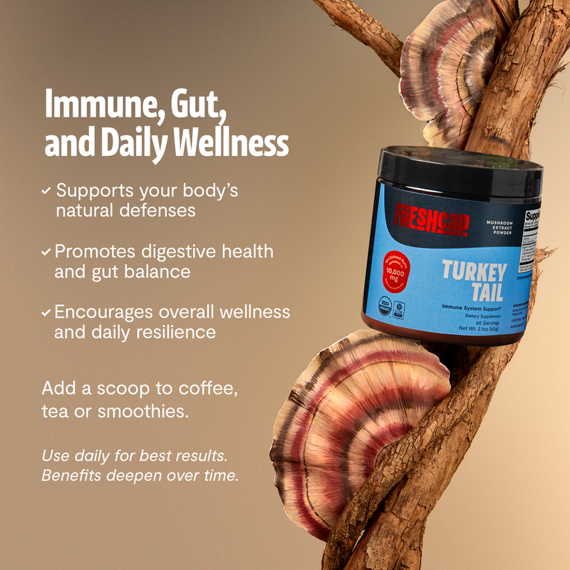 FreshCap Mushrooms Organic Turkey Tail Mushroom Powder Powder