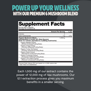 FreshCap Mushrooms Organic Mushroom Complex Supplement Capsules Capsules