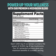 FreshCap Mushrooms Organic Mushroom Extract Powder Blend Powder