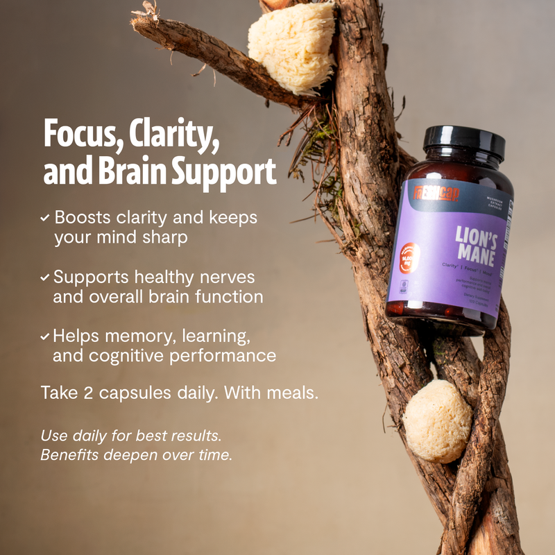 FreshCap Mushrooms Organic Lion’s Mane Capsules Capsules