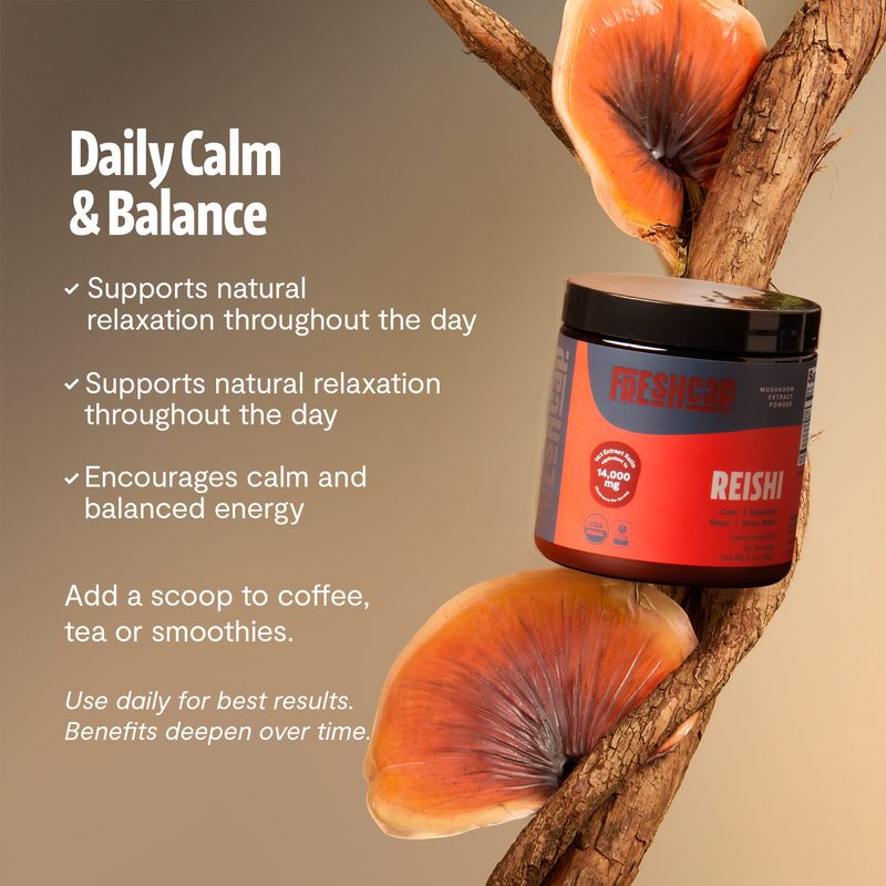 FreshCap Mushrooms Organic Reishi Mushroom Powder Powder