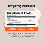 FreshCap Mushrooms Organic Lion’s Mane Capsules Capsules