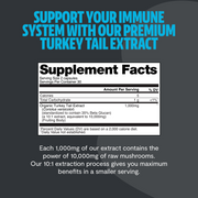 FreshCap Mushrooms Organic Turkey Tail Mushroom Capsules Capsules