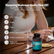 FreshCap Mushrooms Organic Mushroom Complex Supplement Capsules Capsules