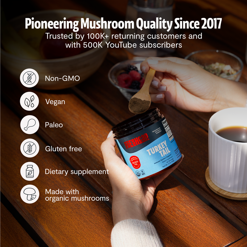 FreshCap Mushrooms Organic Turkey Tail Mushroom Powder Powder