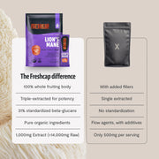 FreshCap Mushrooms Organic Lion’s Mane Mushroom Powder Powder