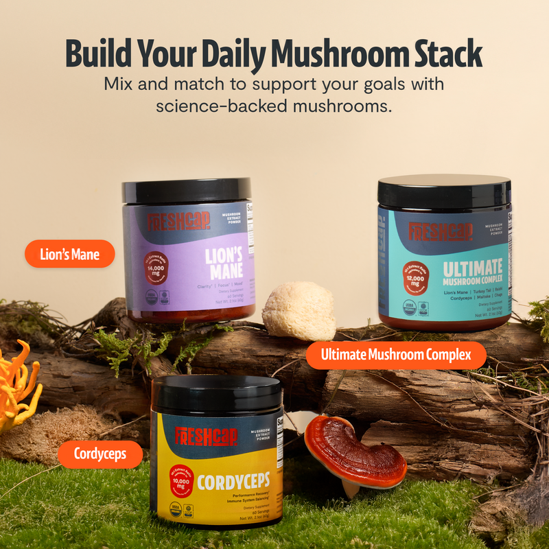 FreshCap Mushrooms Cordyceps Mushroom Extract Powder Powder
