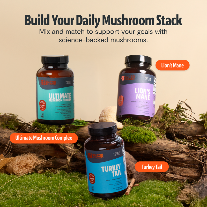 FreshCap Mushrooms Organic Lion’s Mane Capsules Capsules