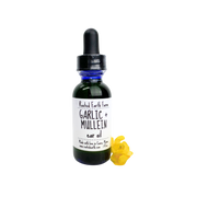 Rooted Earth Farm + Apothecary Garlic and Mullein Ear Oil Under Eye + Ear Care