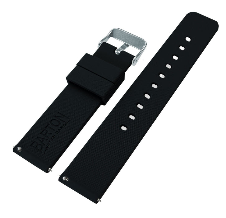 Gear Sport Black Silicone Watch Band by Barton Watch Bands